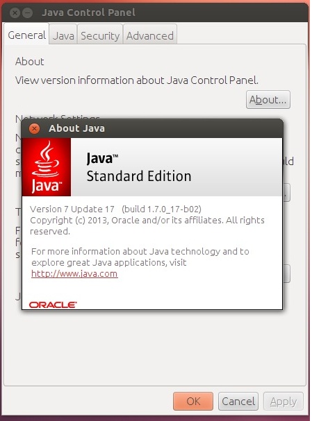 java7 version Ubuntu 12.04